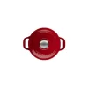 Mini Cocotte en Fonte Ronde 10 cm Rouge Chasseur