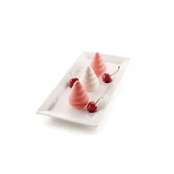 Mini Moule Silicone 6 Cônes Soffice Incanto Silikomart 3D Design