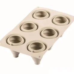 Mini Moule Silicone 6 Cônes Soffice Incanto Silikomart 3D Design