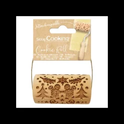 Mini Rouleau à Pâtisserie Empreinte Pain d'Epices 7 cm Scrapcooking