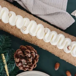 Moule à Bûche de Noël XXL Inox 45 cm Scrapcooking