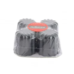 Moule à Cannelés Anti Adhésif Ø 5,5 cm x H 5,5 cm (x4) De Buyer