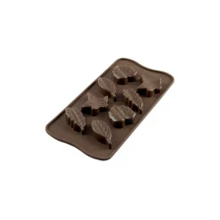 Moule à Chocolat 8 Feuilles Easy Choc - Silicone Spécial Chocolat