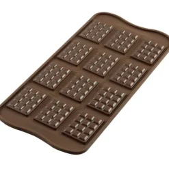 Moule à Chocolat 12 Mini Tablettes Easy Choc - Silicone Spécial Chocolat