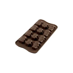 Moule à Chocolat 12 Robots Easy Choc - Silicone Spécial Chocolat