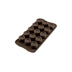 Moule à Chocolat 15 Ronds Easy Choc - Silicone Spécial Chocolat