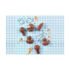 Moule à Chocolat 12 Sujets Bébé Easy Choc - Silicone Spécial Chocolat