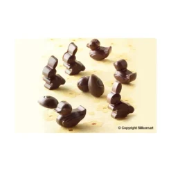 Moule à Chocolat 14 Sujets de Pâques Easy Choc - Silicone Spécial Chocolat