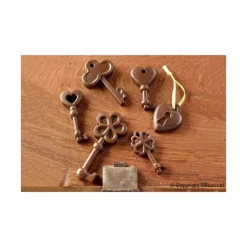 Moule à Chocolat Clés et Cadenas Easy Choc - Silicone Spécial Chocolat