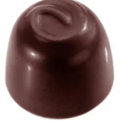 Moule à chocolat Rond motif tourbillon Polycarbonate Chocolate World