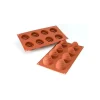 Moule 8 Dômes Spirales en Silicone