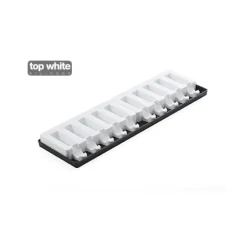 Moule à glace silicone 10 barres rectangles avec bâtonnets SilikoMart