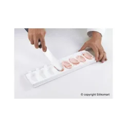 Moule à Glace Silicone 16 Mini Esquimaux avec bâtonnets SilikoMart