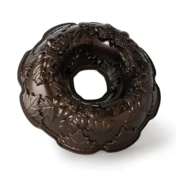 Moule à Gâteau Bundt Couronne d'Automne Bronze Nordic Ware