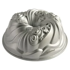 Moule à Gâteau Bundt Let It Snow Silver Nordic Ware