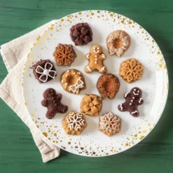 Moule à Gâteaux Assortis Thé de Noël (x16) Silver Nordic Ware