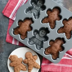 Moule à Gâteaux Bonhommes Pain d'Épices (x6) Silver Nordic Ware