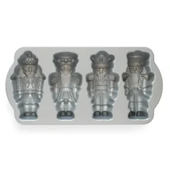 Moule à Gâteaux Casse-Noisettes (x4) Silver Nordic Ware