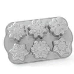 Moule à Gâteaux Flocons de Neige (x6) Silver Nordic Ware
