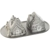 Moule à Gâteaux Petites Maisons (x2) Silver Nordic Ware
