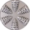 Moule à Gâteaux Sapins (x6) Silver Nordic Ware