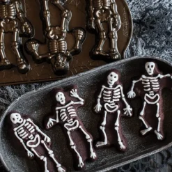 Moule à Gâteaux Squelettes (x4) Bronze Nordic Ware