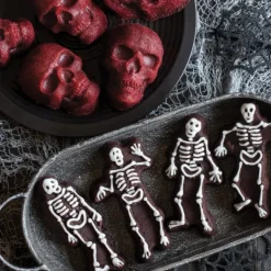Moule à Gâteaux Squelettes (x4) Bronze Nordic Ware