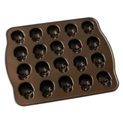 Moule à Gâteaux Têtes de Mort (x20) Bronze Nordic Ware