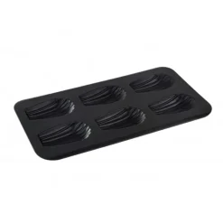 Moule 6 Madeleines XXL Anti-Adhésif Obsidian Gobel