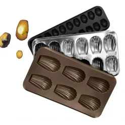 Moule 6 Madeleines XXL Anti-Adhésif Gobel