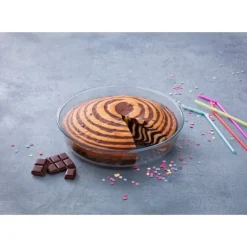 Moule à Manqué en Verre 25 cm 2,1 L Bake & Enjoy Pyrex