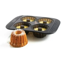 Moule à Mini-Kouglofs Silicone (x4) Mastrad