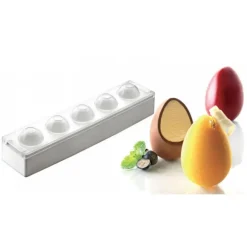 Moule 5 Oeufs Silicone Ø 50 mm Silikomart
