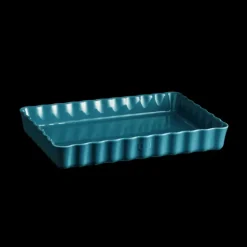 Moule à Tarte Rectangulaire en Céramique 33,5 x 24 cm Calanque Emile Henry