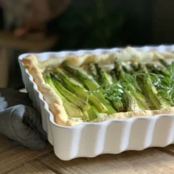 Moule à Tarte Rectangulaire en Céramique 33,5 x 24 cm Argile Emile Henry