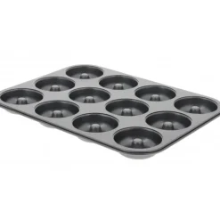 Moule Anti Adhésif 12 Mini Savarins Fermés Ø 7 cm x H 2,2 cm De Buyer