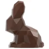 Moule Chocolat Aimanté Lapin Origami 17,5 cm Chocolate World