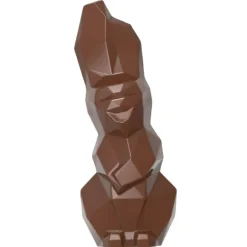 Moule Chocolat Aimanté Lapin Origami 15 cm Chocolate World