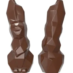 Moule Chocolat Aimanté Lapin Origami 15 cm Chocolate World