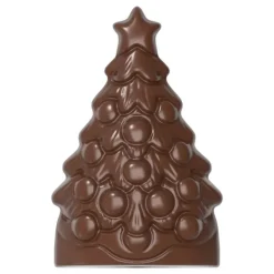 Moule Chocolat Arbre de Noël 9 x 5,9 cm (x4) Chocolate World