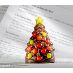 Moule Chocolat Arbre de Noël 9 x 5,9 cm (x4) Chocolate World