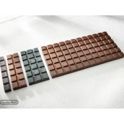 Moule Chocolat Barre 6 Carrés (x10) Chocolate World