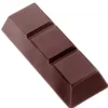 Moule Chocolat Barre 3 Carrés (x15) Chocolate World