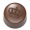 Moule Chocolat Bonbon Couronne Ø3 cm (x21) Chocolate World