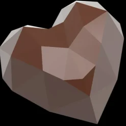 Moule Chocolat Cœur Diamant 3,4 x 3,3 cm (x21) Chocolat Form