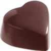 Moule Chocolat Cœur Haut Plat 3,5 x 3,1 cm (x24) Chocolate World
