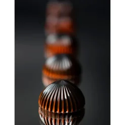 Moule Chocolat Demi Sphère Plissée 30,5 mm (x21) Chocolate World