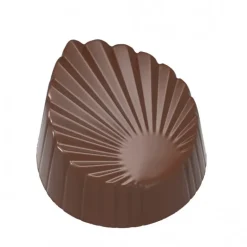 Moule Chocolat Feuille Plissée 33,5mm (x21) Chocolate World