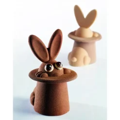 Moule Chocolat Lapin Magique 12 x 10 cm x H 17 cm (x2) Pavoni