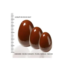 Moule Chocolat Oeuf Géant 40,5 cm (x1) Chocolate World